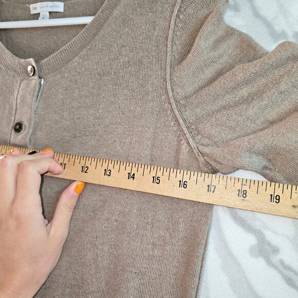 Gap Tan Cashmere Sweater Cardigan Women's Size M - Picture 11 of 11